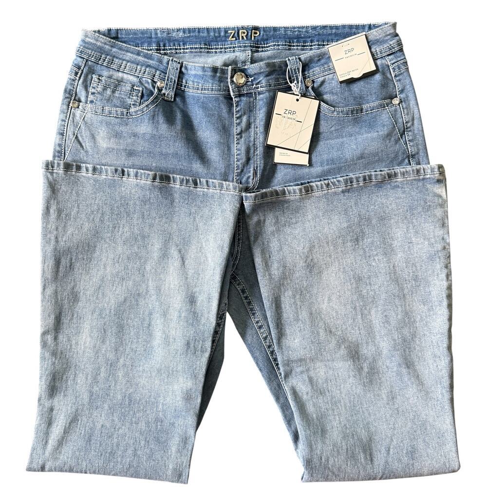 ZRP premium collection denim size 24 tall bootcut bling pockets | NWT